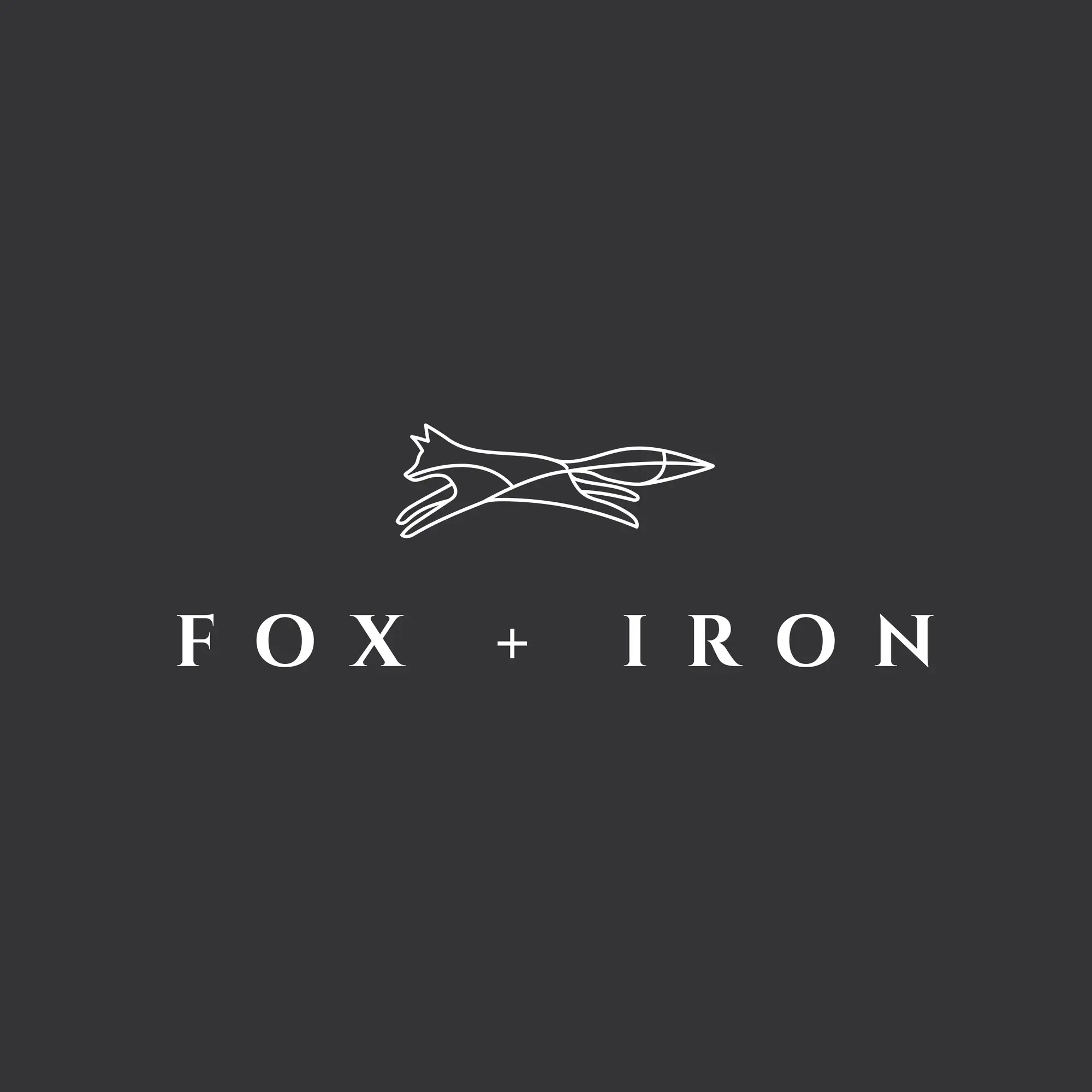 fox + iron logo design by artphysis