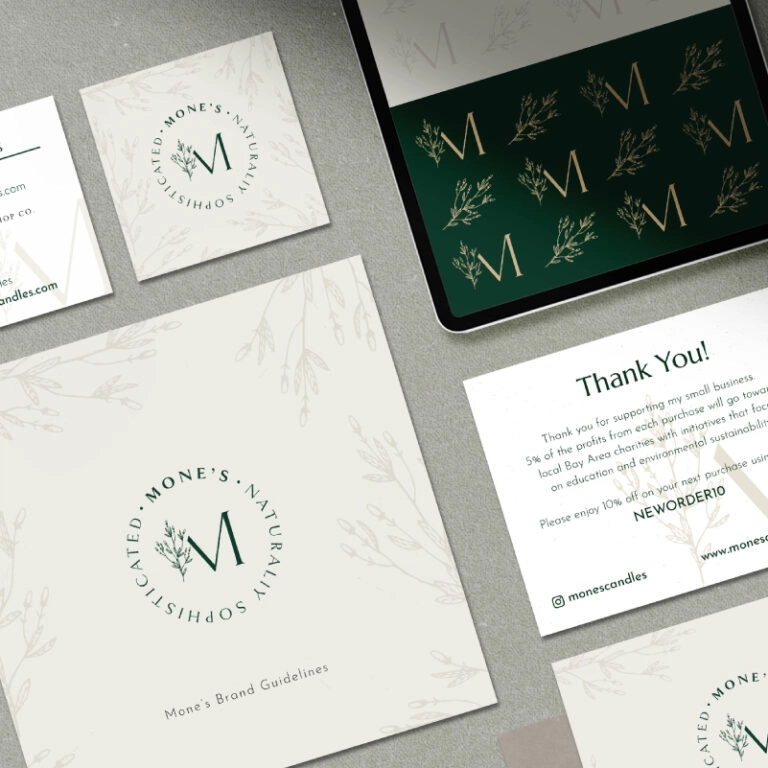 brand identity for a candle company