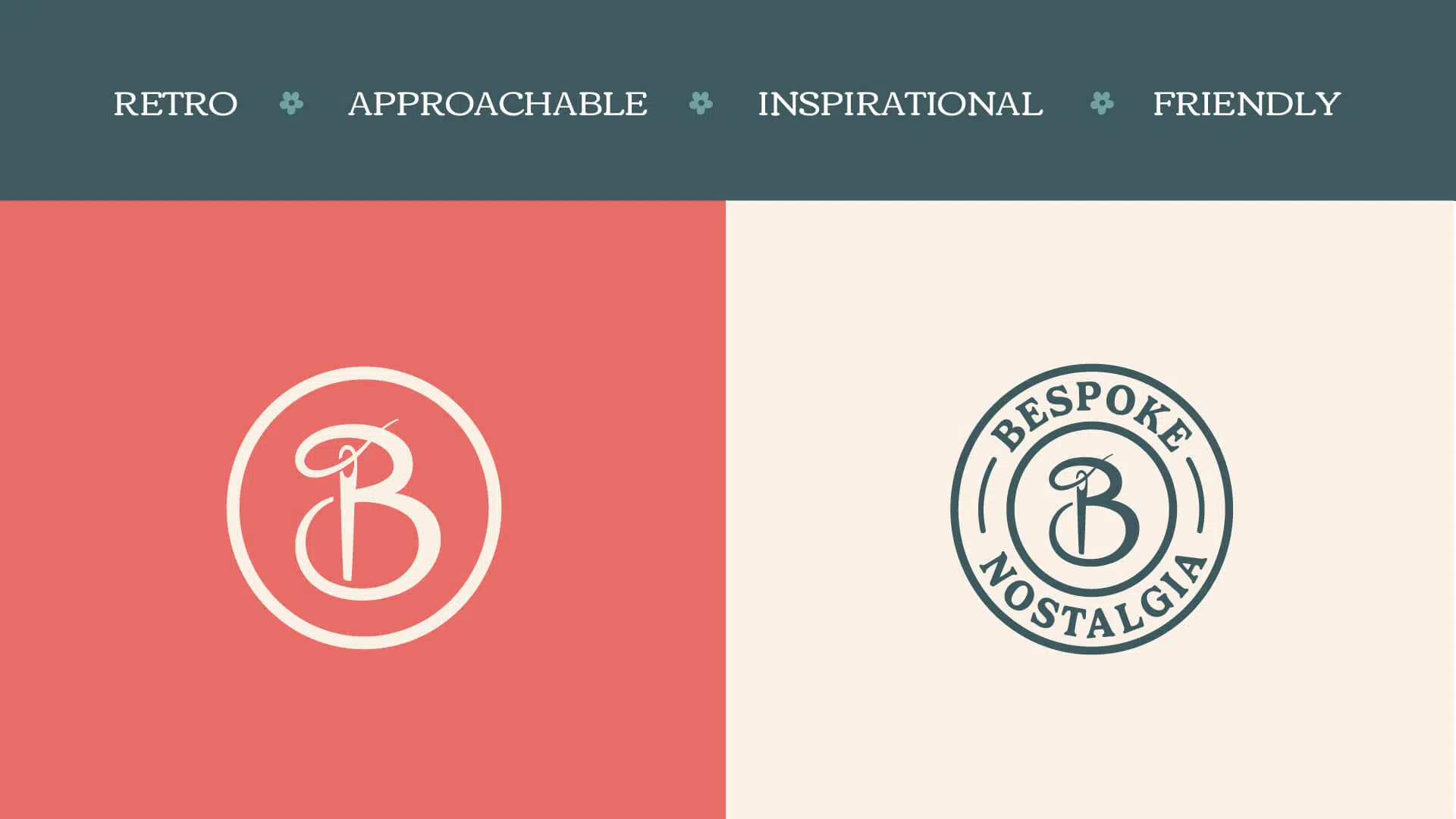 monogram logo design for a craft brand